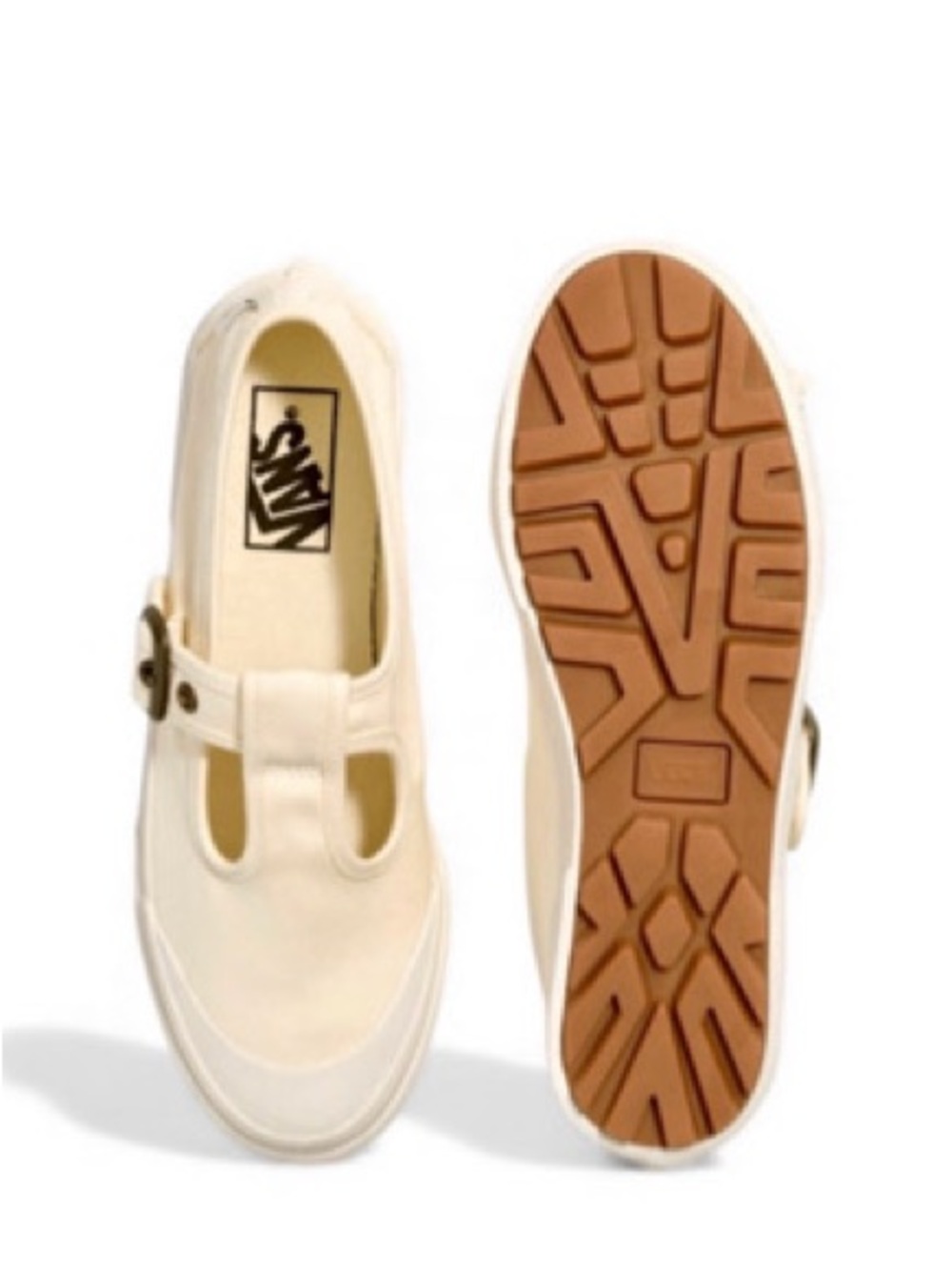 Vans Mary Jane Sneaker - Cream Canvas (NWOT)